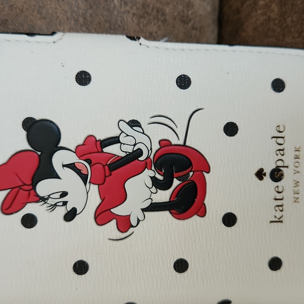Kate Spade IPhone minnie mouse Case White and Black Disney X Kate Spade Magneti - Picture 2 of 5